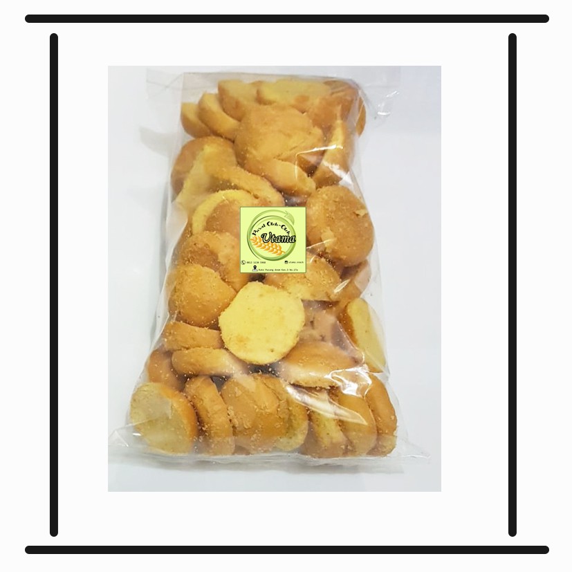 

Bagelen Vanila Roombutter / makanan ringan biscuit kue kering / bagelan roti kering 250gr snack