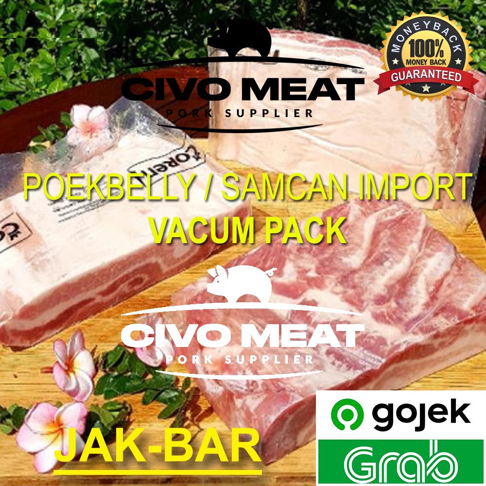 

Pork Belly Samcan Daging Babi Import 1kg