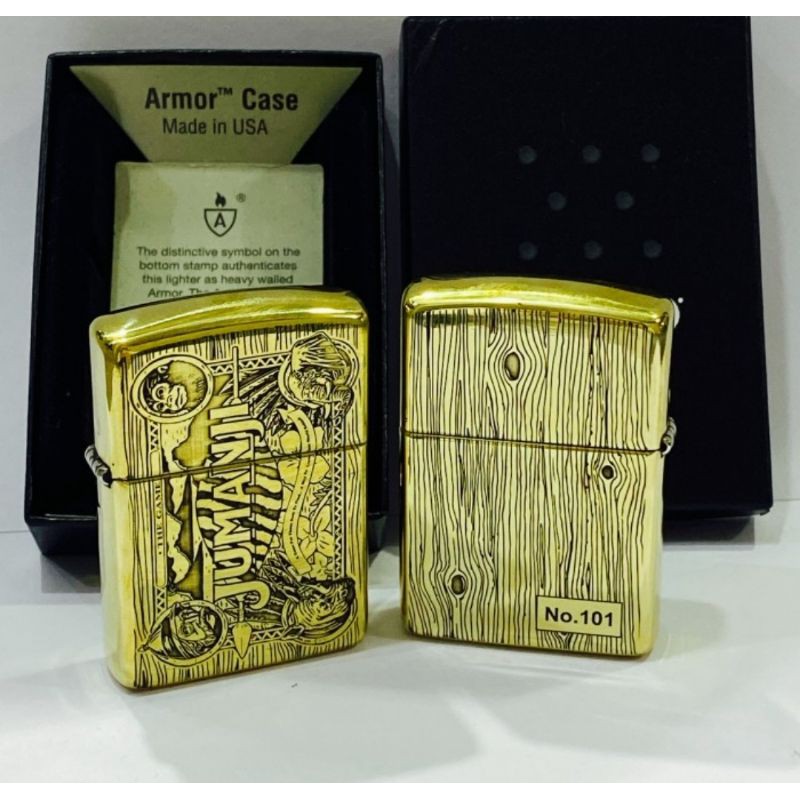 Original Zippo Armor Jumanji 2 side Limited Edition