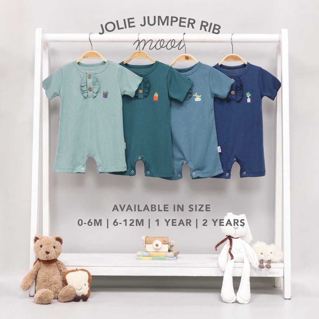 PROMO 7.7 PROMO BAJU LEBARAN MURAH CUCI GUDANG PROMO MOOI PLAYSUIT JOLIE JUMPER RIB ROMPER KODOK PENDEK ANAK 0 - 2 TAHUN BAJU TIDUR ANAK