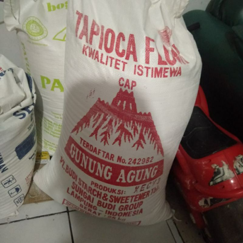 

tapioka gunung ,aci 25 kg