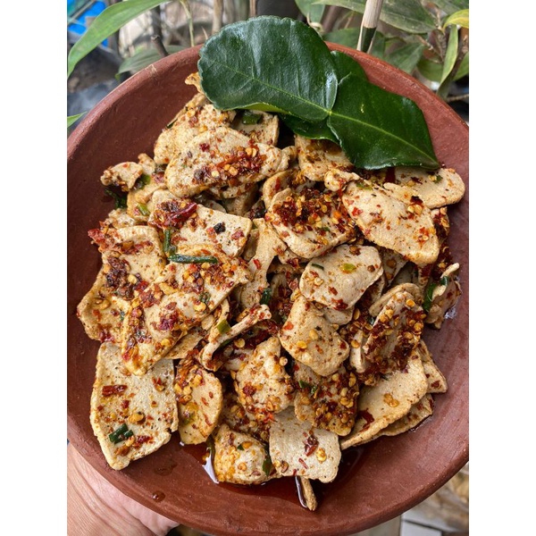 basreng pedas daun jeruk 250 gram baso goreng basreng ngabret
