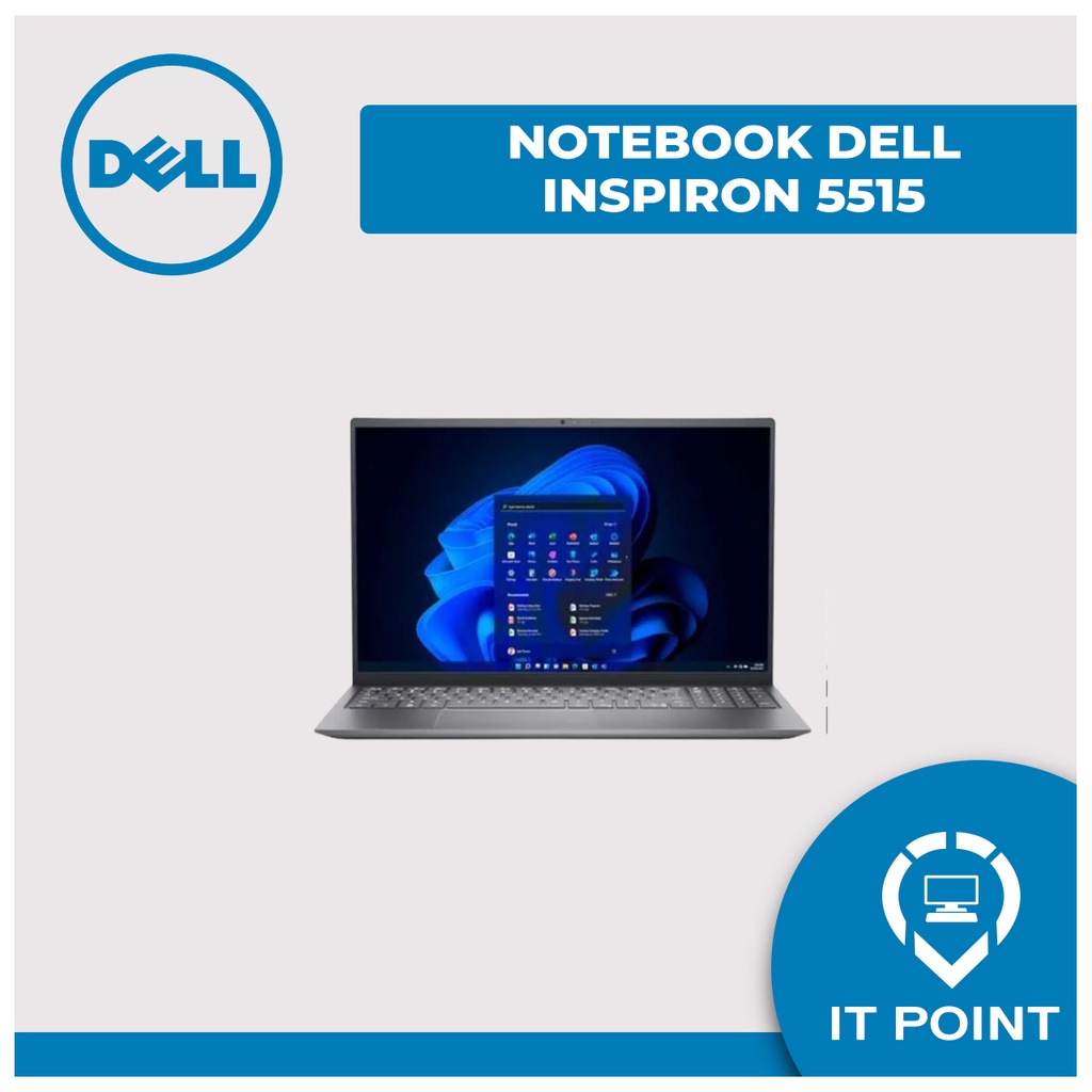 DELL INSPIRON 5515 RYZEN 5-5500 8GB 256SSD INTEGRATED 15,6" WINDOWS 10