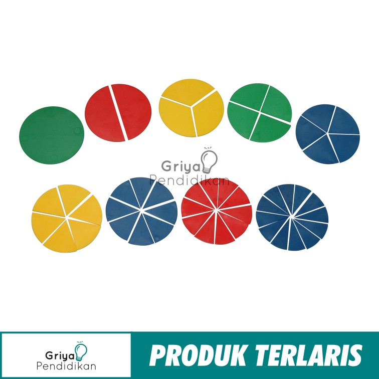 Blok Pecahan - Alat Peraga Matematika