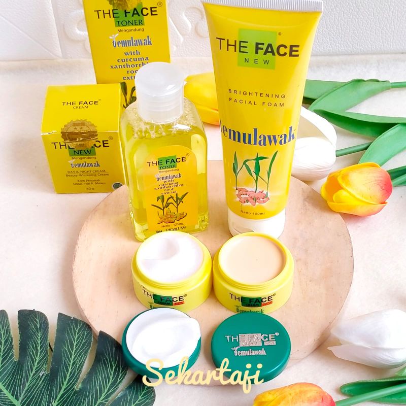 (The Face) Paket Cream Temulawak RESMI BPOM isi 4