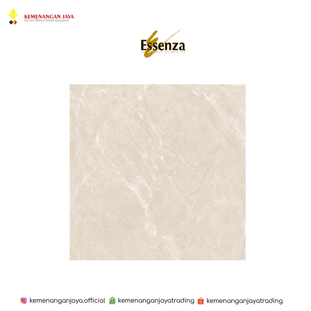 GRANIT Lantai & Dinding ESSENZA / Crema Gracia Polish / 60x60