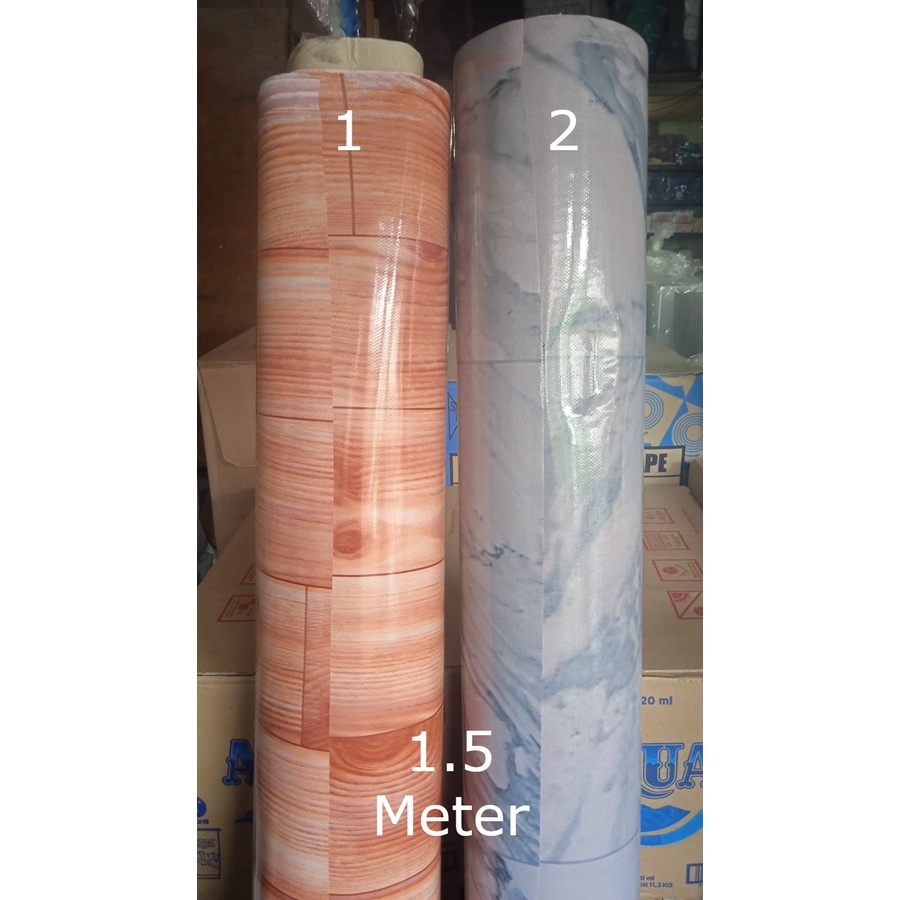 Plastik Taplak Meja Karpet Lantai tinggi 1.5M Plastic Alas Meja Lantai