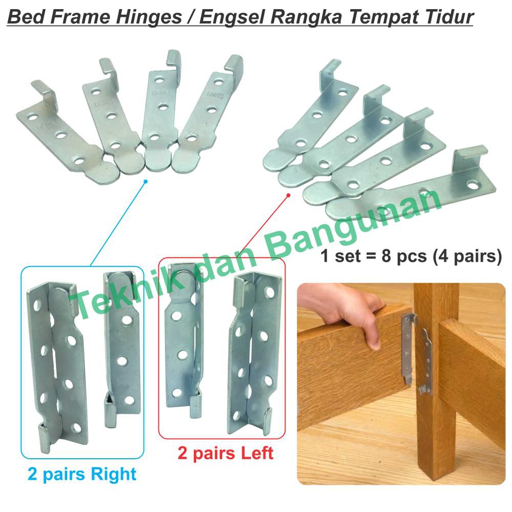 Bed Frame Hinges/Engsel Rangka Ranjang Small Shopee Indonesia