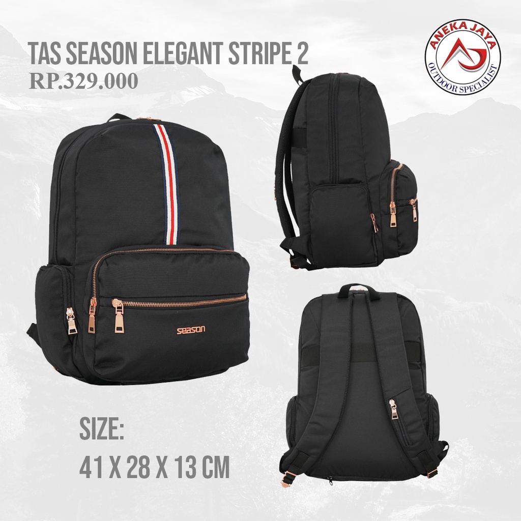 TAS RANSEL SEASON ELEGANT STRIPE 2