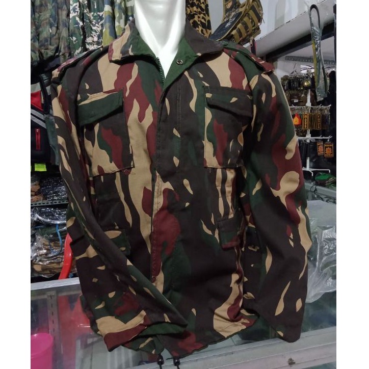 Jaket Parka Loreng Kopassus Jaket Bolak Balik TNI