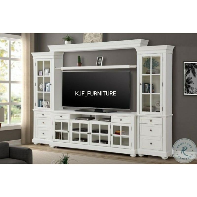 bufet tv minimalis backdrop partisi minimalis finising duco