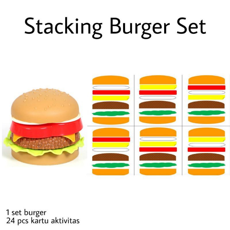 STACKING BURGER SET