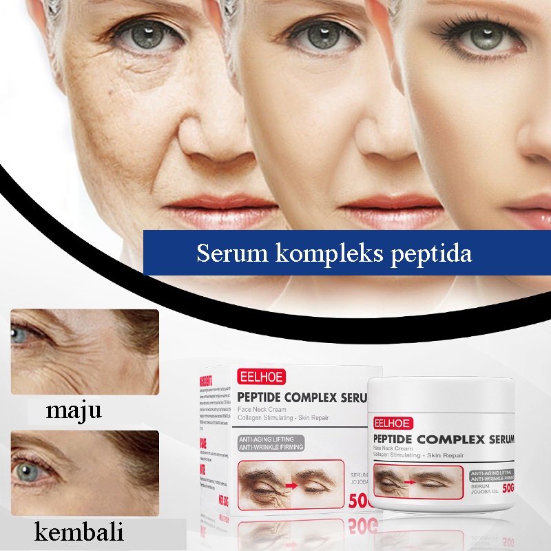 krim anti kerut 30g krim wajah pelembab krim anti penuaan krim kerut wajah - pelembut untuk penuaan dini Clear crow's feet / garis dahi / garis nasolabial / garis mulut