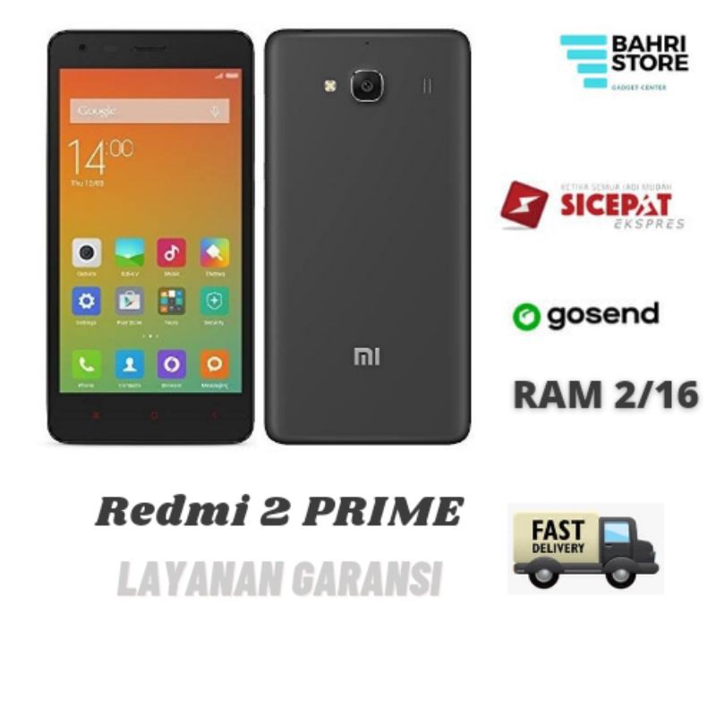 Jual Hp Android Murah Xiaomi Redmi 2 Prime RAM 2/16 4GLTE Indonesia