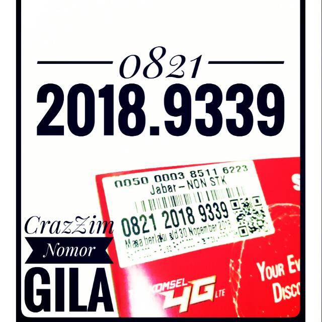 NOMOR CANTIK TELKOMSEL 2018 9339