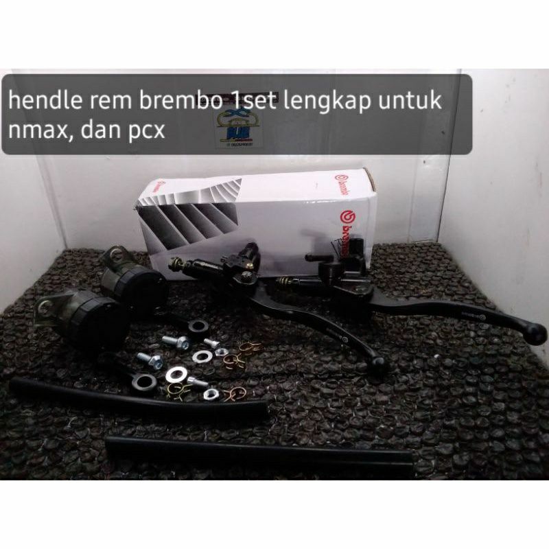 (blue shop batulicin) hendle rem cakram 1set lengkap kiri&kanan brembo untuk motor nmax, pcx dan dll