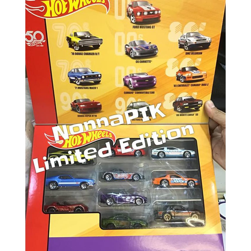 hot wheels 50th anniversary collection box set