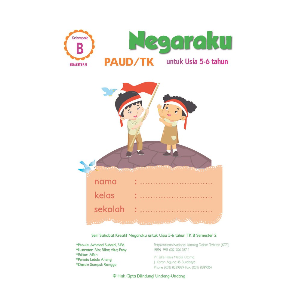 Contoh Soal Anak Tk Tema Negaraku - Rpph Tk Paud Kurikulum 2013