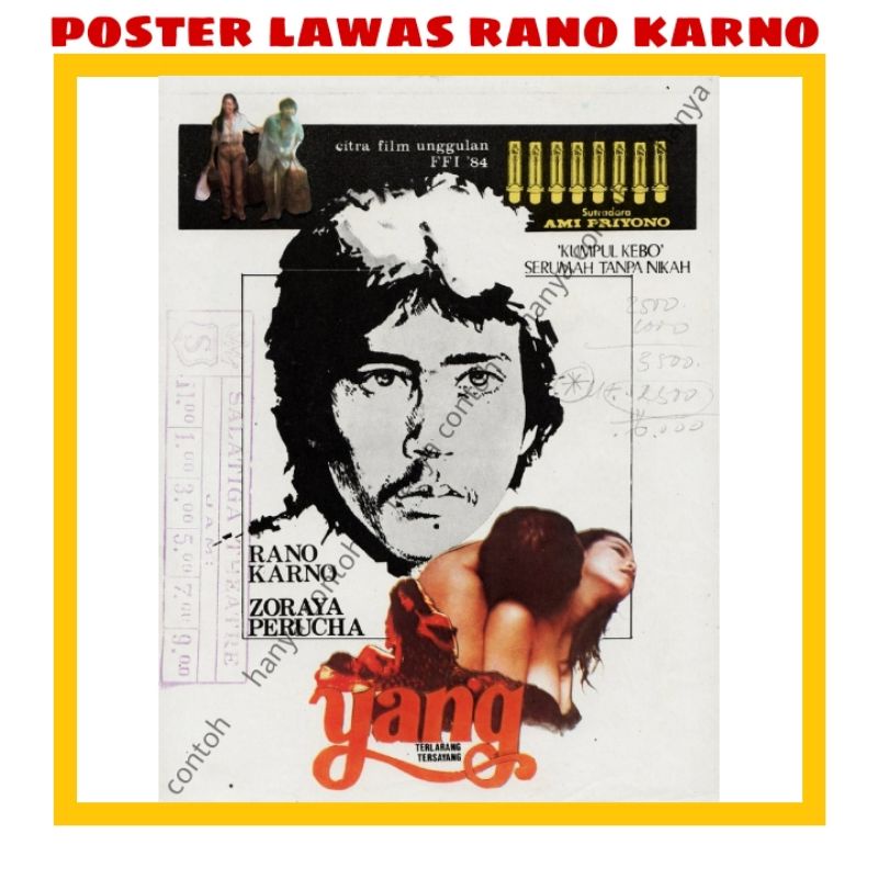 poster film lawas yang - poster film rano karno - poster film vintage