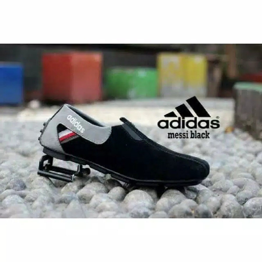 Sepatu Slip On Murah Pria Adidas Messi Kasual Santai Terlaris Sepatu Slop