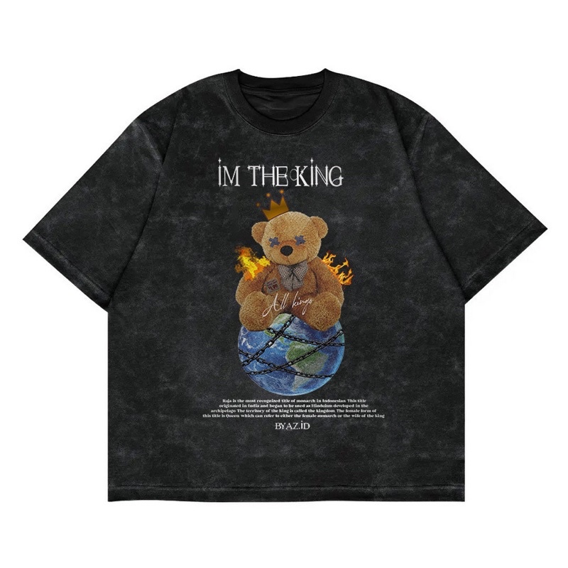 T shirt BYAZ I’m The King Washing