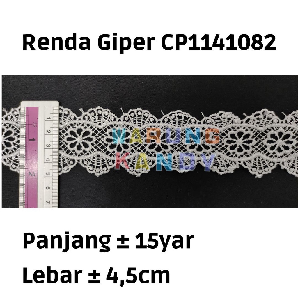 Renda Giper CP1141082 4,8cm Putih