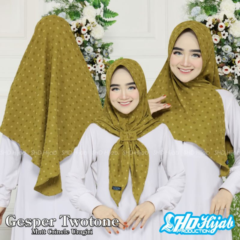 ✨ HIJAB SHD GESPER TWO TONE // HIJAB CRINKLE // HIJAB CRINKLE URAGIRI // HIJAN INSTAN // HIJAB GROSI
