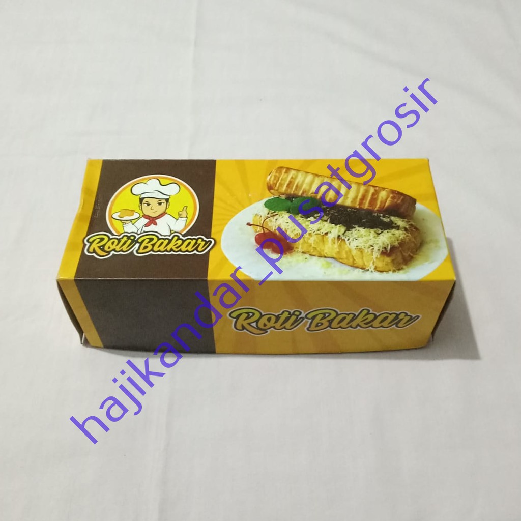 

PROMO Termurah !!! Dus Kemasan Roti Bakar - Kardus Roti Bakar Uk. 19.5 x 8.5 x 6.8 per 100pcs