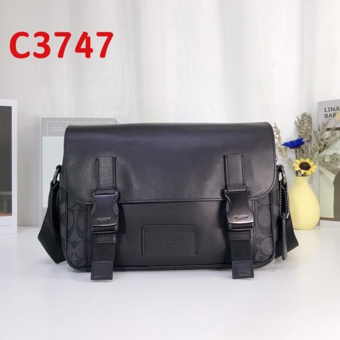 Coach Track Signature Slingbag tas selempang pria Original
