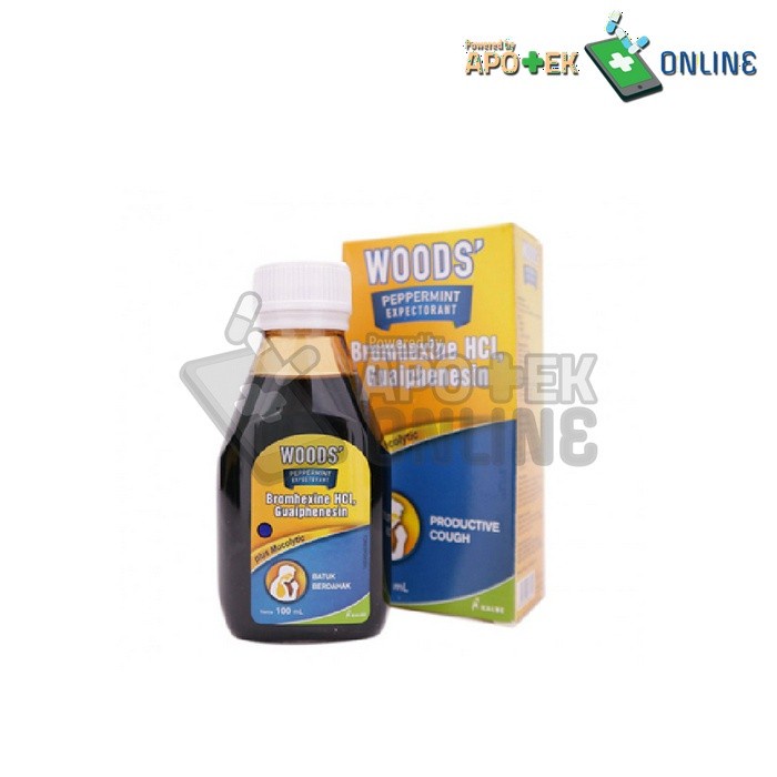 WOODS PEPPERMINT EXPECTORANT 100ML/BATUK BERDAHAK