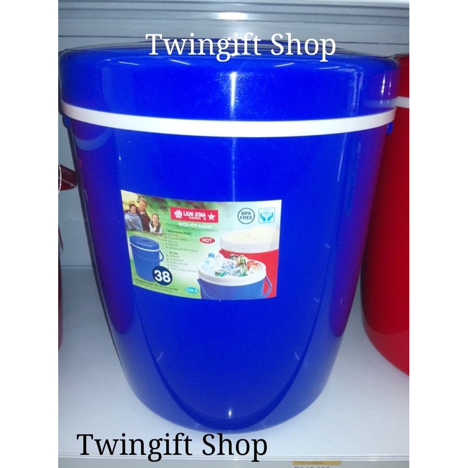 Termos Nasi/Termos ES, Lion Star 38 liter.(KHUSUS GOJEK).