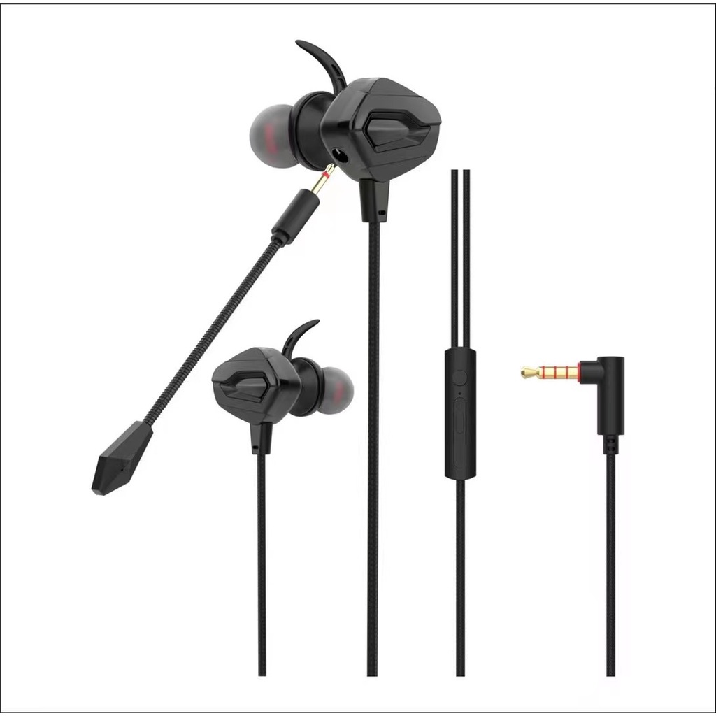 MINIGO Headset - Handsfree Gaming GM-007 GM-008 Stereo Earphones Games Plus Mic Universal Jack Audio 3.5mm