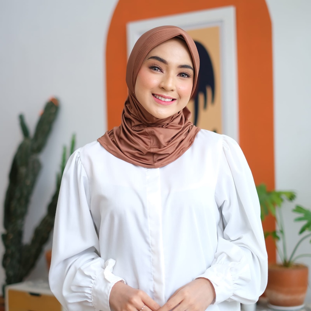 Jilbab Instan Bergo Sport Hamidah Jersey