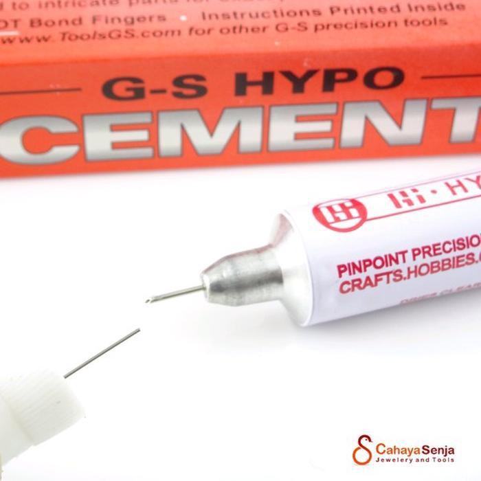 

Lem GS HYPO CEMENT Lem Bersih Bening dan tidak Bernoda..