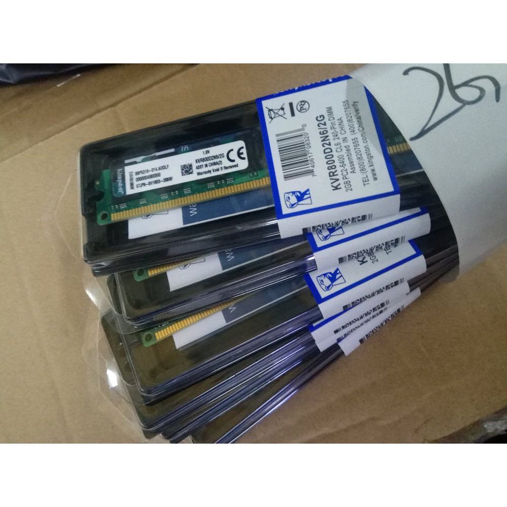 RAM MEMORY PC DDR 2 2GB BARU KINGSTON - DDR2 2GB NEW PC800 6400