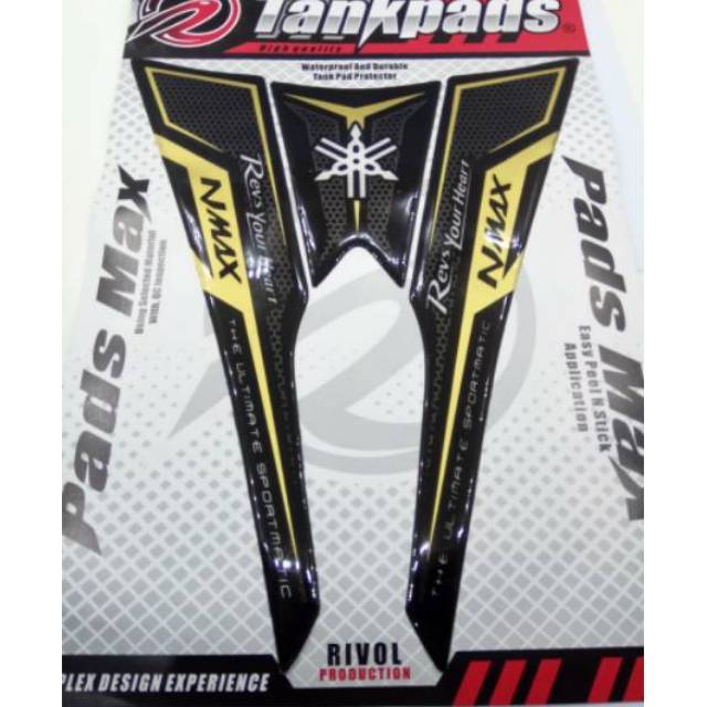 TANKPAD MOTOR YAMAHA NMAX LIS GOLD