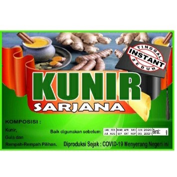 

Minuman Kunir instant 200 gram