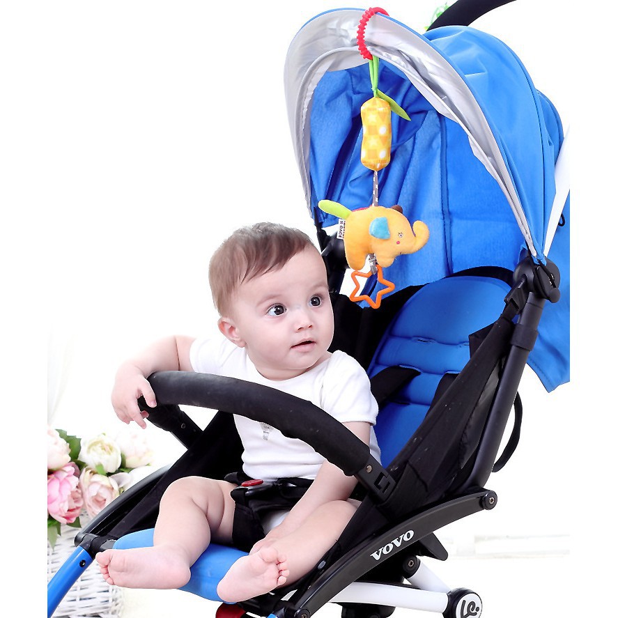 Playpen Mainan Rattle Gantung Stroller Bayi Newborn Bahan Plush