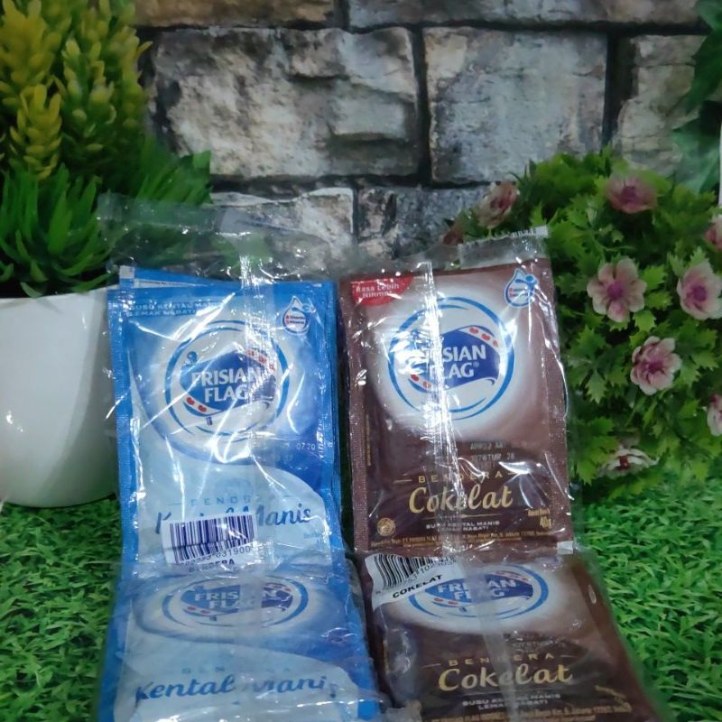 

Susu kental manis frisian flag 1 renteng = isi 6 sachet @40 gram