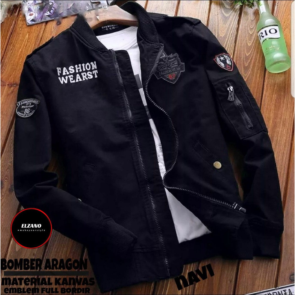 Jaket Bomber Aragon - Jaket Bomber Pria