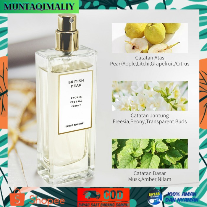 [TERBARU] Parfume Miniso Eau De Toilette British Pear - British Pear