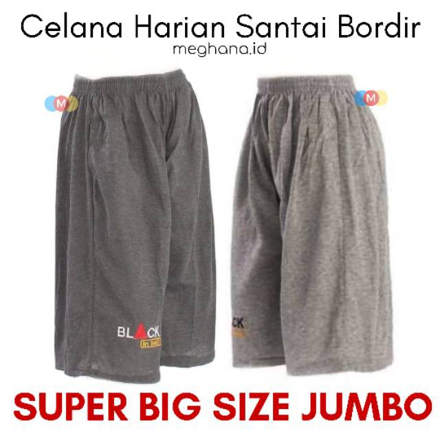 Celana Pendek Kolor Santai Polos Kaos SUPER BIG SIZE JUMBO Celana Pendek Kolor Santai Polos Kaos SUPER BIG SIZE JUMBO