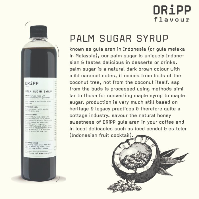 

Dripp Palm Sugar Syrup