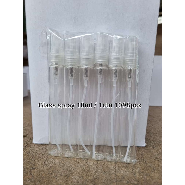 BOTOL PARFUM SPRAY PEN GLASS 10ML - BOTOL SPRAY - PERLUSIN