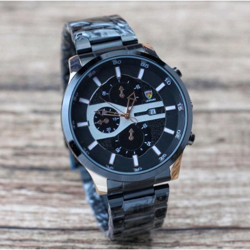 TRENDINGGGG Jam Tangan Leopard Jam Tangan Rubber Pria On Sale