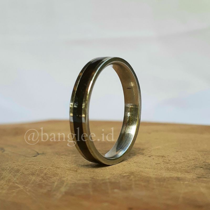 Cincin Silver hitam- Keren untuk Pria dan Wanita