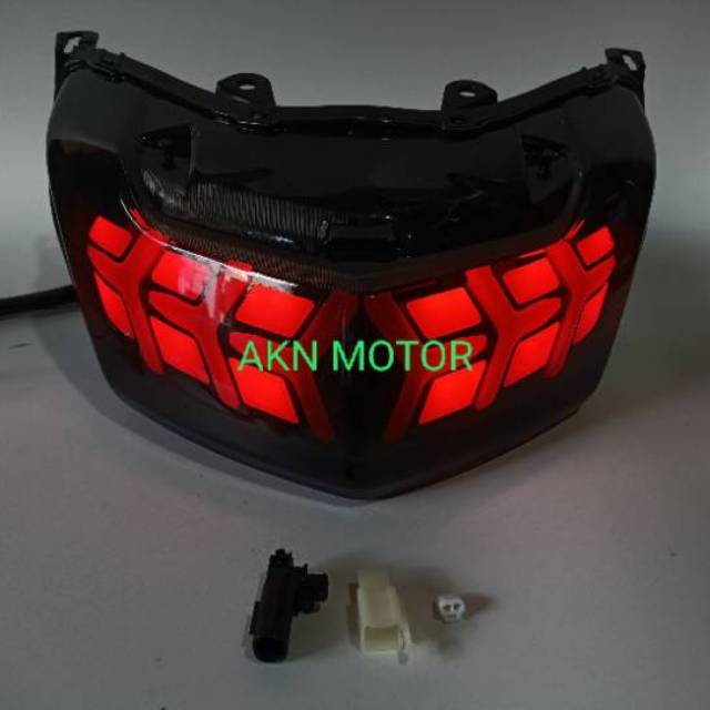 lampu stoplamp belakang model lambhorgini yamaha nmax 155 old pnp