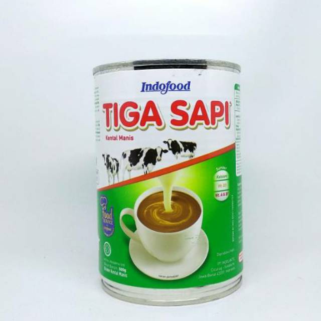 

Tiga sapi kental manis 500 gr