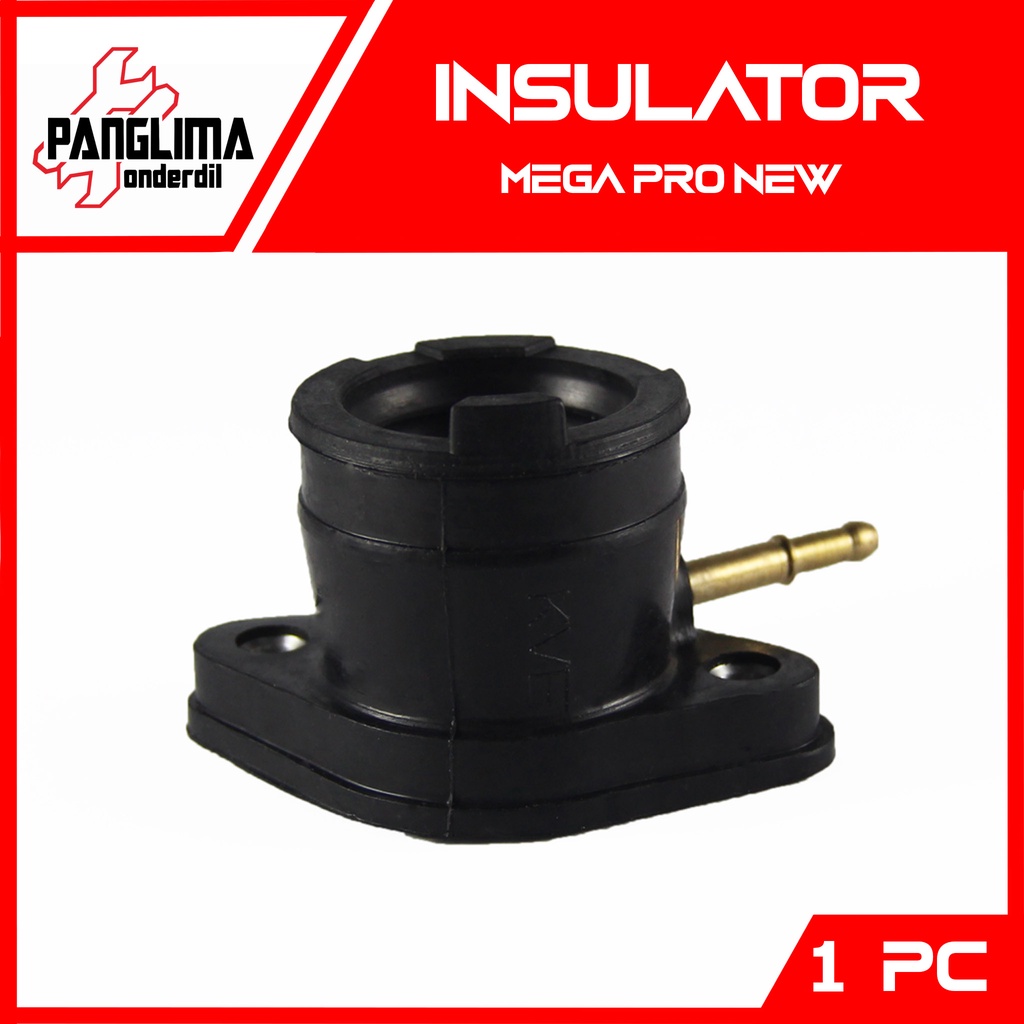 Insulator Mega Pro New FI-Primus 2014 &amp; 2015 &amp; 2016 &amp; 2017 &amp; 2018 Manipul-Manifold-Intake-Intek-Manipol Karburator-Karbu