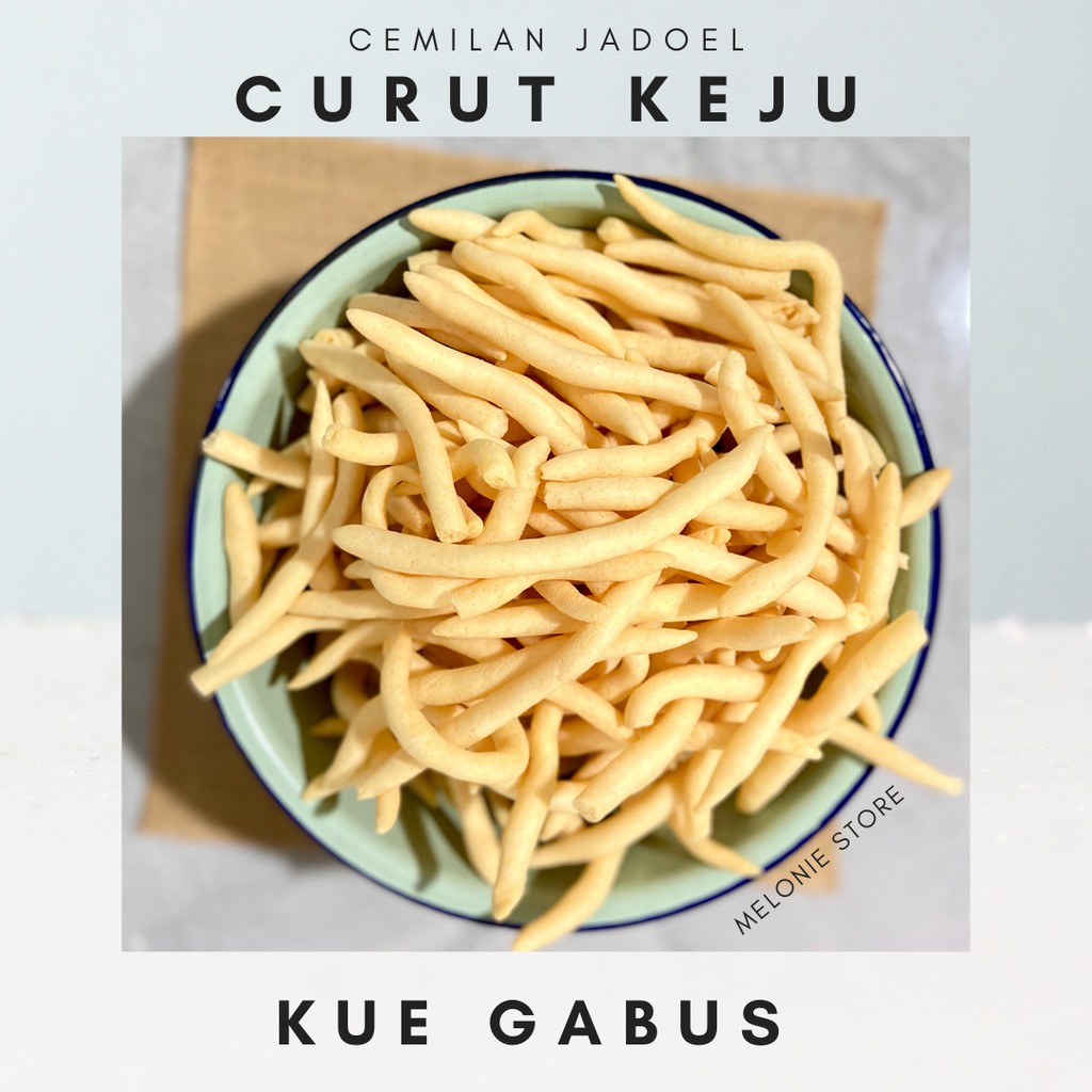 

250 GR CURUT KEJU / KUE GABUS / TELUR GABUS / TELOR GABUS / KERUPUK CURUT MEDAN